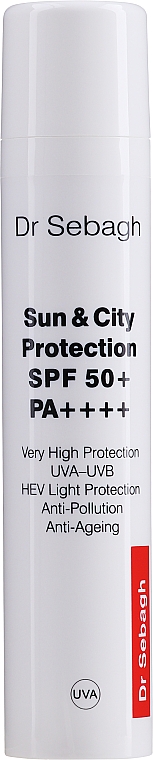 Ochronny krem do twarzy - Dr Sebagh Sun & City Protection SPF 50 — Zdjęcie N1