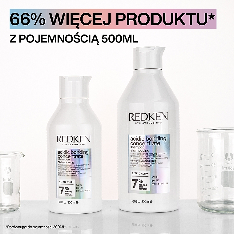 Odżywka do intensywnej pielęgnacji włosów zniszczonych farbowaniem - Redken Acidic Bonding Concentrate Conditioner — Zdjęcie N9