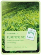 Kup Maseczka na tkaninie Zielona herbata - Tony Moly Pureness 100 Green Tea Mask Sheet