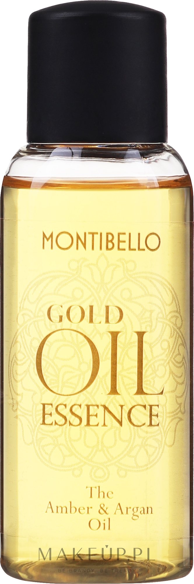 Bursztynowo-arganowy olejek do każdego rodzaju włosów - Montibello Gold Oil Essence Amber and Argan Oil — Zdjęcie 30 ml
