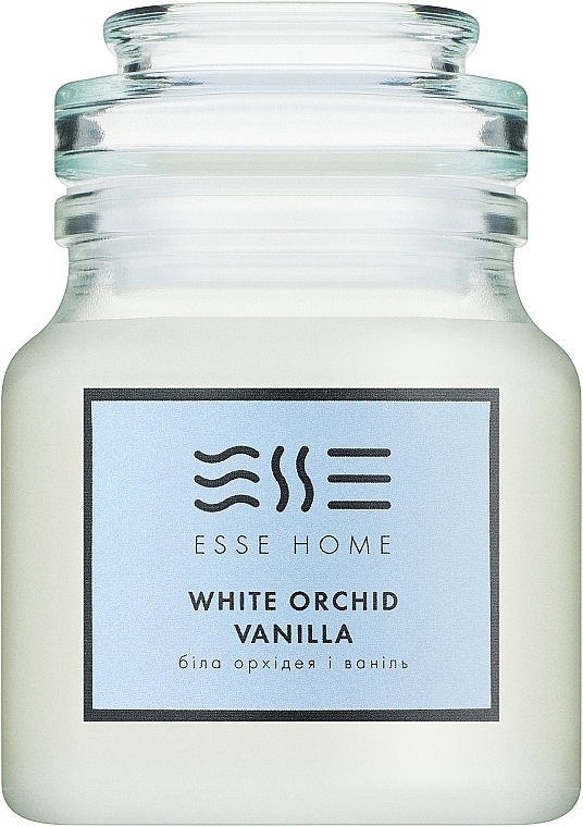 Esse Home White Orchid Vanilla - Świeca zapachowa — Zdjęcie N1