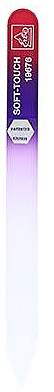 Szklany pilnik do paznokci 14 cm, różowy - Erbe Solingen Soft-Touch — Zdjęcie N1