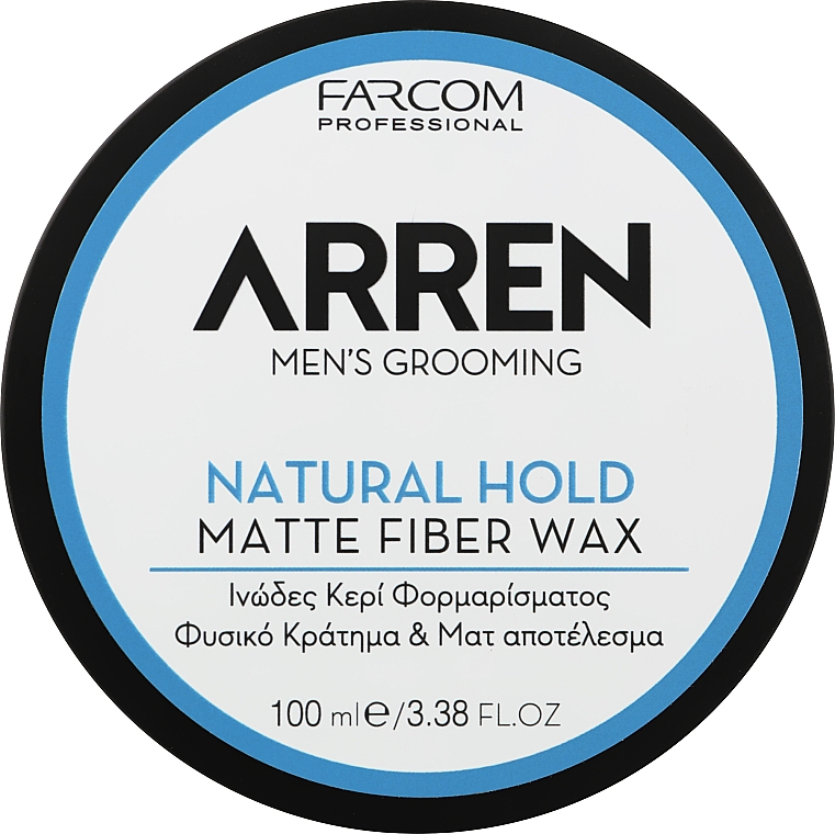 Wosk do stylizacji włosów - Arren Men's Grooming Matte Fiber Wax Natural Hold — Zdjęcie N1