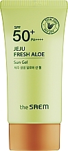 Żel-krem do opalania z aloesem SPF 50 - The Saem Jeju Fresh Aloe Sun Gel SPF50+ PA++++ — Zdjęcie N1