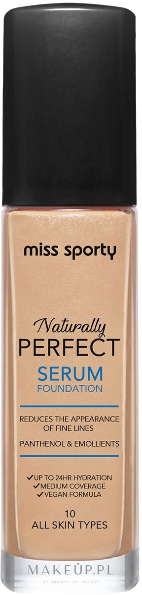 Podkład - Miss Sporty Naturally Perfect Serum Foundation — Zdjęcie 10