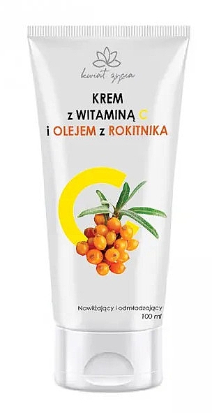 Krem z witaminą C i olejem z rokitnika - White Pharma Face Cream