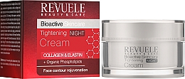 Krem do twarzy na noc - Revuele Bioactive Skin Care Collagen & Elastin Tightening Night Cream — Zdjęcie N1