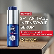 Zaawansowane serum antypigmentacyjne - NIVEA MEN Anti-age 2in1 Power Serum — Zdjęcie N3