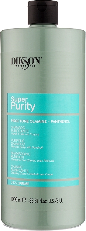 Przeciwłupieżowy szampon oczyszczający - Dikson Prime Super Purity Shampoo Intensive Purificante Antiforfora — Zdjęcie N2