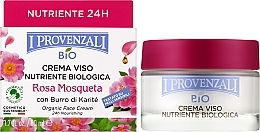 Odżywczy krem do twarzy - I Provenzali Rosa Mosqueta Organic Face Cream 24H  — Zdjęcie N2