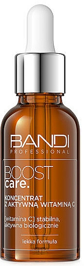 Koncentrat do twarzy z witaminą C - Bandi Professional Boost Care Concentrate Active Vitamin C — Zdjęcie N2