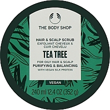Peeling do skóry głowy i włosów - The Body Shop Tea Tree Purifying & Balancing Hair & Scalp Scrub — Zdjęcie N3