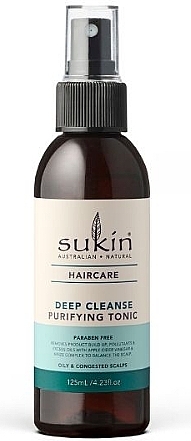 Tonik w sprayu oczyszczający skórę głowy - Sukin Deep Cleanse Purifying Tonik — Zdjęcie N1