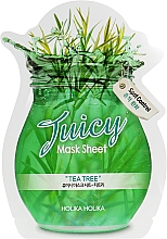 Maska na tkaninie Aloes - Holika Holika Tea Tree Juicy Mask Sheet — Zdjęcie N1