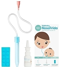 Zestaw do czyszczenia nosa dla dzieci - Frida Baby NoseFrida Snotsucker Saline Kit — Zdjęcie N1