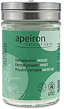 Kup Pasta do zębów w proszku Mięta bez fluoru - Apeiron Dental Powder Mint 