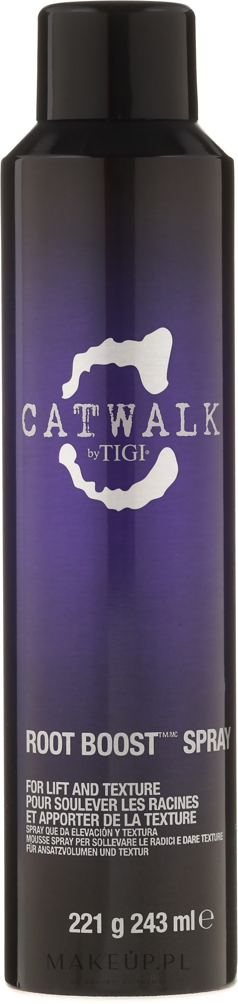 Spray zwiększający objętość włosów - Tigi Catwalk Your Highness Root Boost Spray — Zdjęcie 243 ml