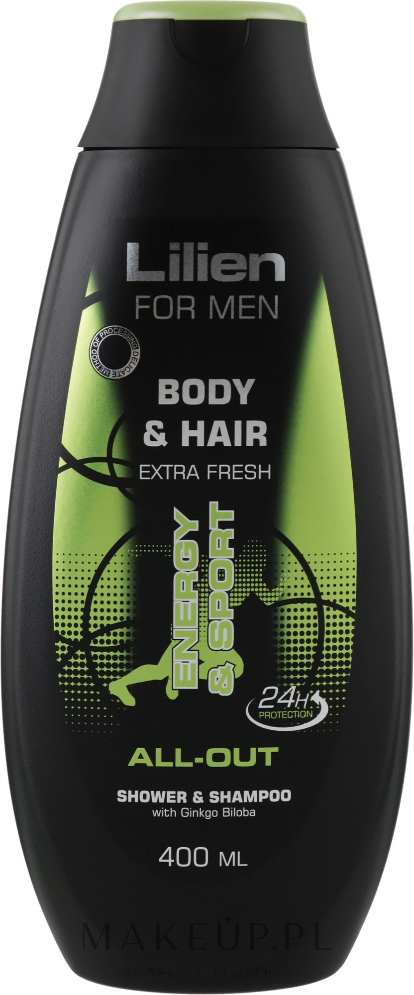Żel pod prysznic i szampon do włosów dla mężczyzn - Lilien For Men Body & Hair All-Out Shower & Shampoo — Zdjęcie 400 ml