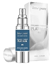 Żel do twarzy na plamy pigmentacyjne i trądzik - Ame Pure Gentlemen’s Collagen Therapy Platinum Gel — Zdjęcie N1