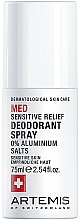 PREZENT! Dezodorant w sprayu - Artemis of Switzerland Med Sensitive Deodorant Spray — Zdjęcie N1