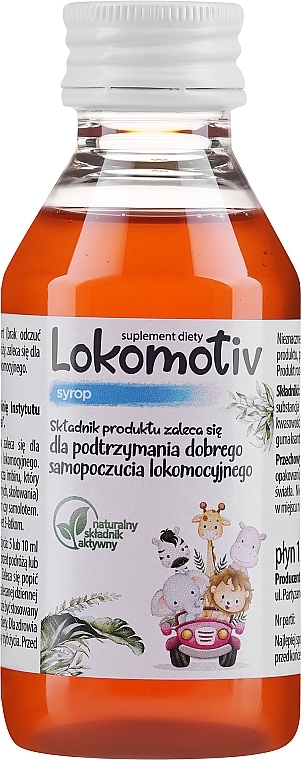 Suplement diety, syrop - Aflofarm Lokomotiv — Zdjęcie N1