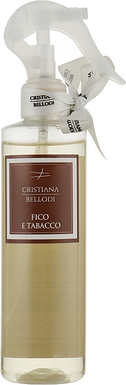 Spray aromatyczny do domu z olejkami eterycznymi i alkoholem Figa i Tytoń - Cristiana Bellodi — Zdjęcie N1
