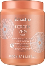 Maska do włosów zniszczonych - Echosline Keratin Veg Mask — Zdjęcie N2