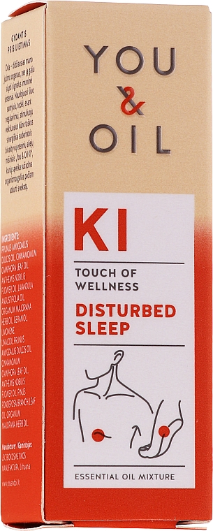 Mieszanka olejków eterycznych - You & Oil KI-Disturbed Sleep Touch Of Welness Essential Oil — Zdjęcie N1
