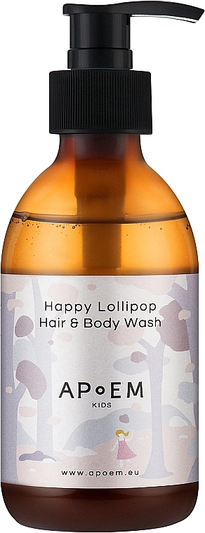 Żel pod prysznic - APoEM Happy Hair & Body Wash 2-in-1 Shampoo & Shower Gel — Zdjęcie N1