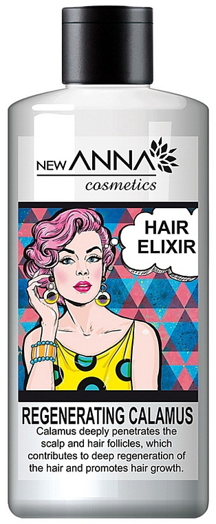 Odżywczy eliksir do włosów - New Anna Cosmetics Hair Elixir Regenerating Calamus — Zdjęcie N1