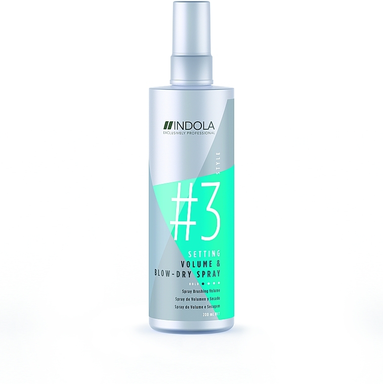 Spray termoochronny do suszenia włosów - Indola Innova Setting Blow-dry Spray