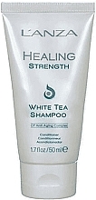 Szampon wzmacniający z białą herbatą - L'anza Healing Strength White Tea Shampoo (mini) — Zdjęcie N1