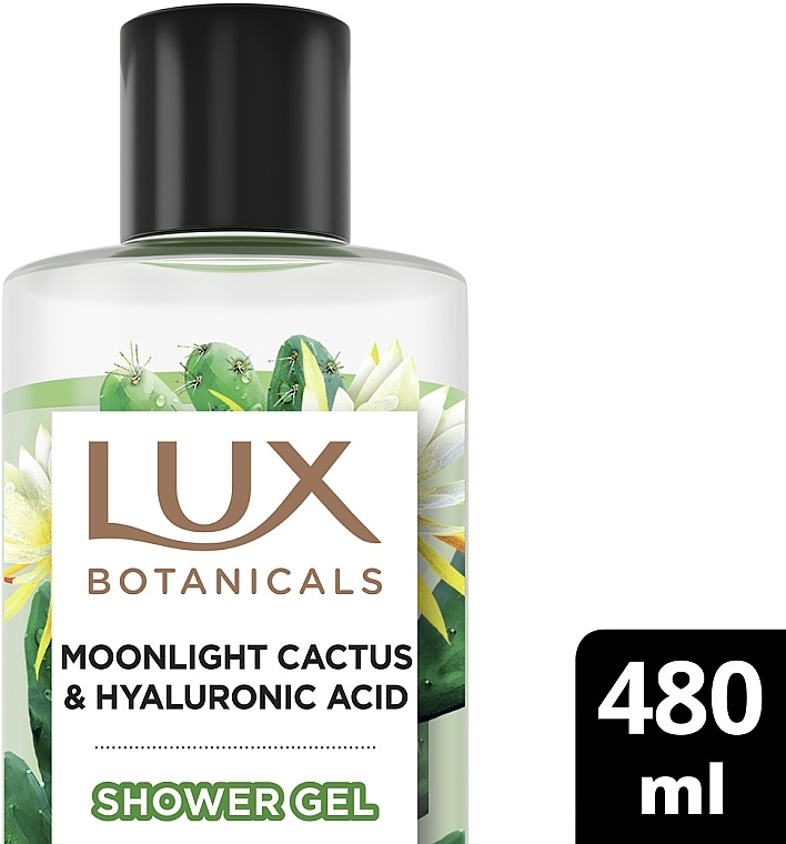 Żel pod prysznic Kaktus i kwas hialuronowy - Lux Botanicals Moonlight Cactus & Hyaluronic Acid Shower Gel — Zdjęcie N3