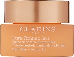 PRZECENA! Intensywnie ujędrniający krem na dzień do skóry suchej - Clarins Extra-Firming Day Rich Cream For Dry Skin * — Zdjęcie N2