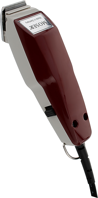 Maszynka do strzyżenia włosów, bordowa - Moser 1400 Mini — Zdjęcie N1