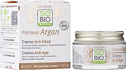 Przeciwstarzeniowy krem do twarzy na dzień - So' Bio Etic Précieux Argan Anti-Age Day Cream — Zdjęcie N1