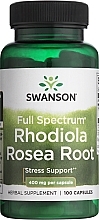 Kup Suplement diety Korzeń różeńca górskiego 400 mg, 100 szt. - Swanson Rhodiola Rosea Root