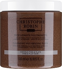 Oczyszczająca pasta zwiększająca objętość włosów - Christophe Robin Cleansing Volumizing Paste With Pure Rassoul Clay & Rose Extracts — Zdjęcie N3