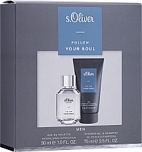 Kup S.Oliver Follow Your Soul Men - Zestaw (edt 30 ml + sh/gel 75 ml)