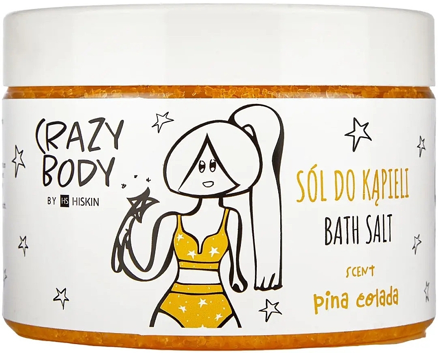 Sól do kąpieli Pina Colada - HiSkin Crazy Body Pina Colada — Zdjęcie N1