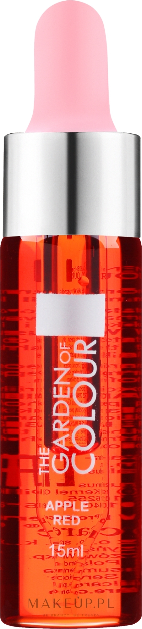 Olejek do paznokci i skórek z pipetą - Silcare Garden of Colour Cuticle Oil Apple Red — Zdjęcie 15 ml