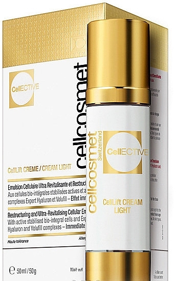 PRZECENA! Ultrarewitalizująca emulsja komórkowa do twarzy - Cellcosmet CellEctive CellLift Cream Light * — Zdjęcie N1