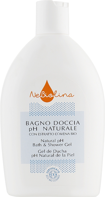 Żel pod prysznic - Nebiolina Natural pH Bath & Shower Gel — Zdjęcie N1
