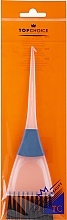 Kup Pędzel do farbowania włosów 65002, rozmiar M, biało-niebieski - Top Choice