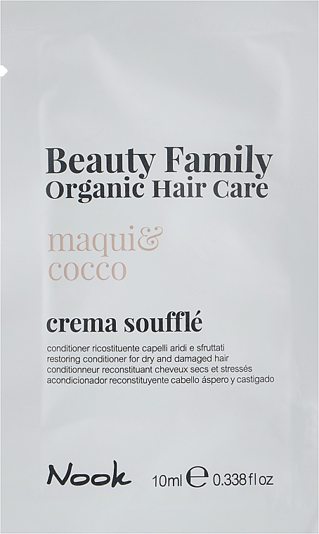 Odżywka do włosów suchych i zniszczonych - Nook Beauty Family Organic Hair Care (próbka) — Zdjęcie N1