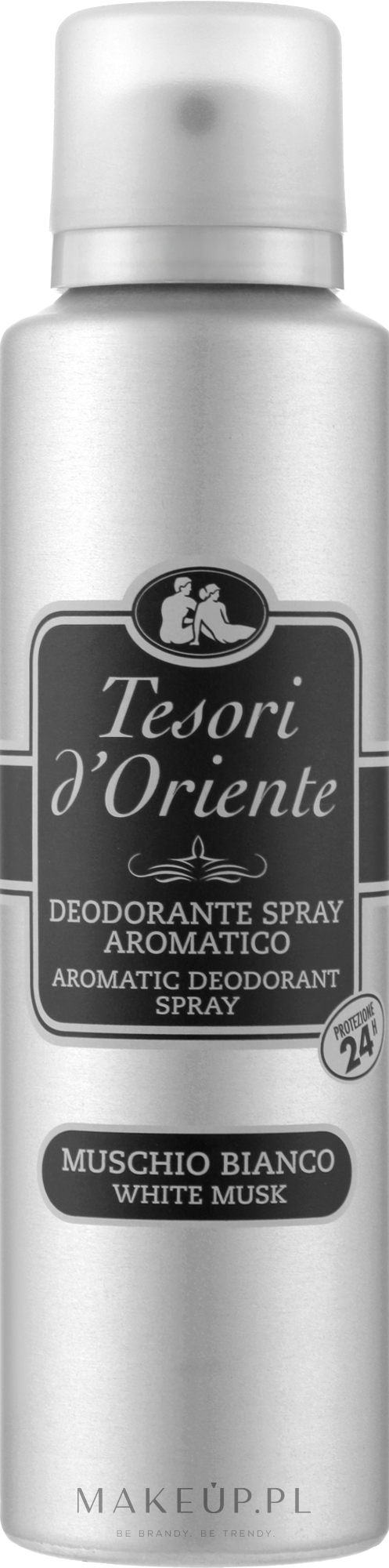 Dezodorant w sprayu Białe Piżmo - Tesori d’Oriente White Musk Deodorant Spray — Zdjęcie 150 ml