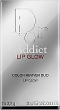 Kup Zestaw - Dior Addict Lip Glow (lip/balm/3.2g + lip/balm/3.2g)