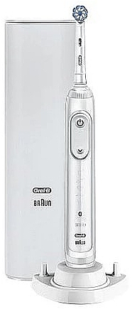 Elektryczna szczoteczka do zębów, biała - Oral-B Genius X 20100S White — Zdjęcie N2