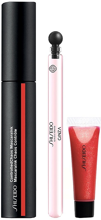 Shiseido Ginza - Zestaw (mascara/11,5ml + edp/mini/4ml + lipgloss/mini/2ml) — Zdjęcie N2