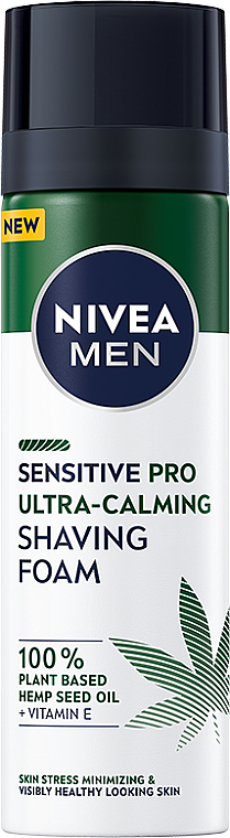 Pianka do golenia - Nivea Men Sensitive Pro Ultra-Calming Shaving Foam — Zdjęcie N1
